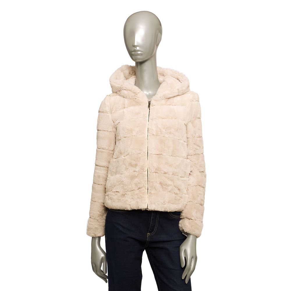 Baldinini Trend Beige Polyester Women Jacket | Regal Royce