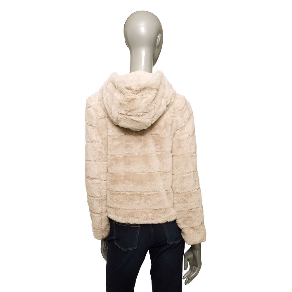 Baldinini Trend Beige Polyester Women Jacket | Regal Royce