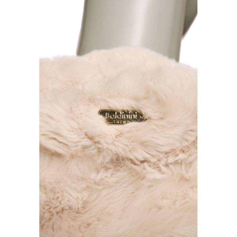 Baldinini Trend Beige Polyester Women Jacket | Regal Royce