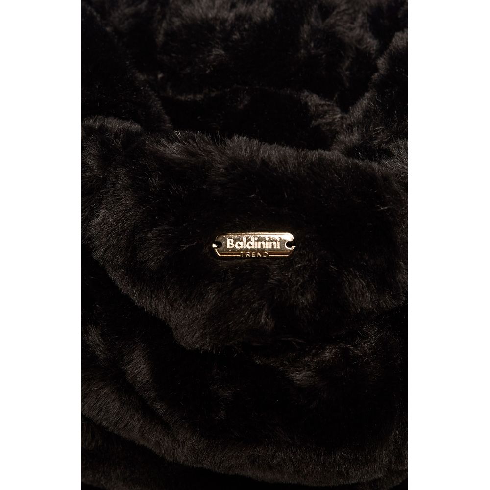Baldinini Trend Black Polyester Jackets & Coat | Regal Royce