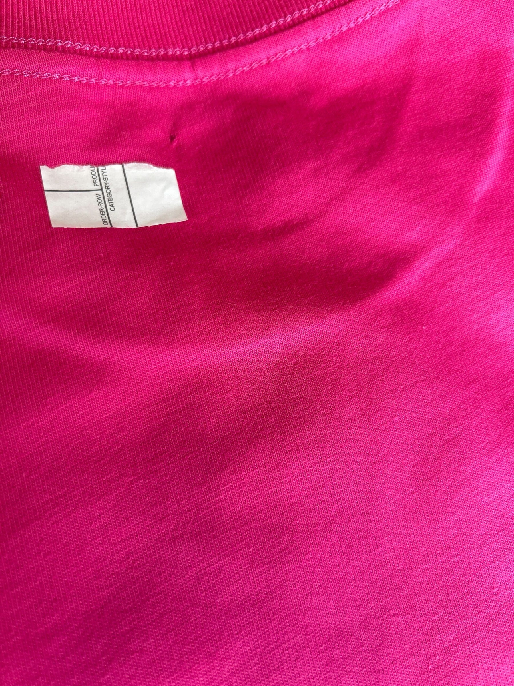 Balenciaga Pink Cotton Crew Neck Short Sleeves Tee T-shirt | Regal Royce