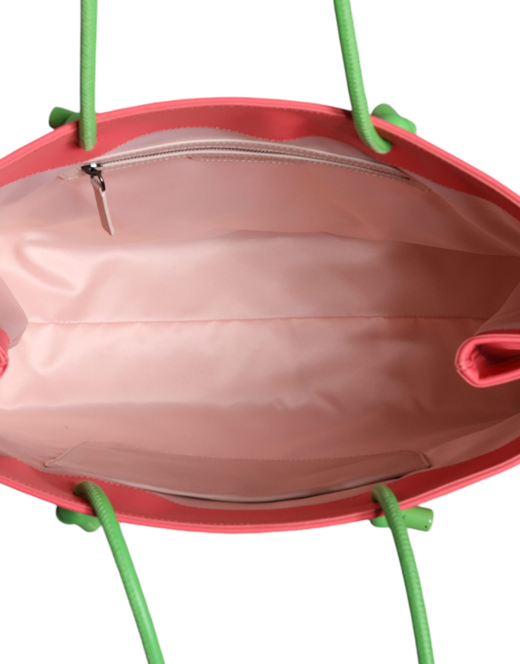 Alberta Ferretti Pink Leather Weekend Wednesday Shopping Tote Bag | Regal Royce