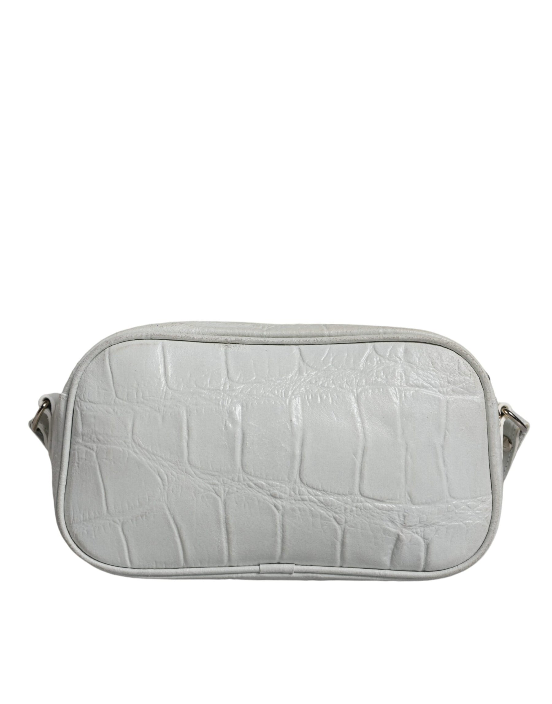 Aniye By White Croc Print Leather Crossbody Sling Bag | Regal Royce