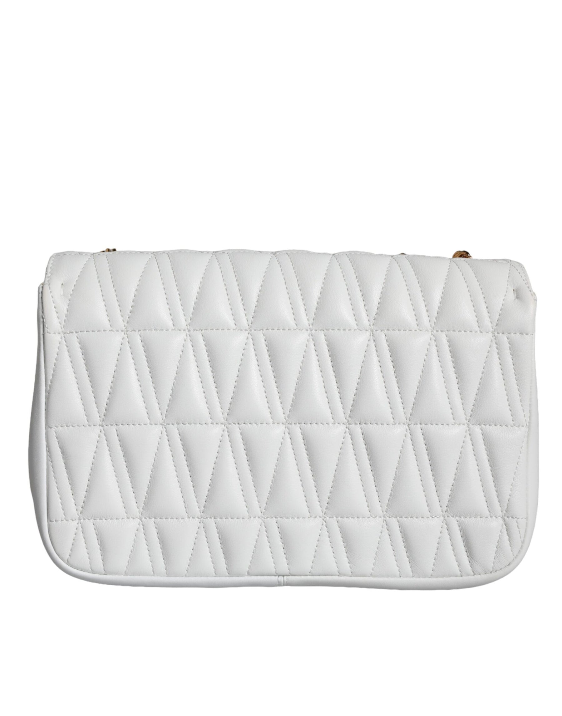Versace White Mini Nappa Leather Crossbody Shoulder Bag | Regal Royce