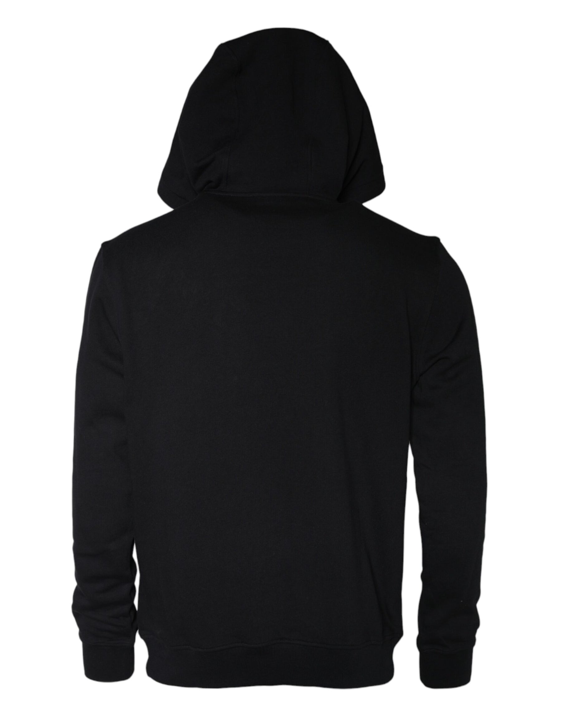 Versace Black Medusa Print Cotton HoodiePullover Sweatshirt Sweater | Regal Royce