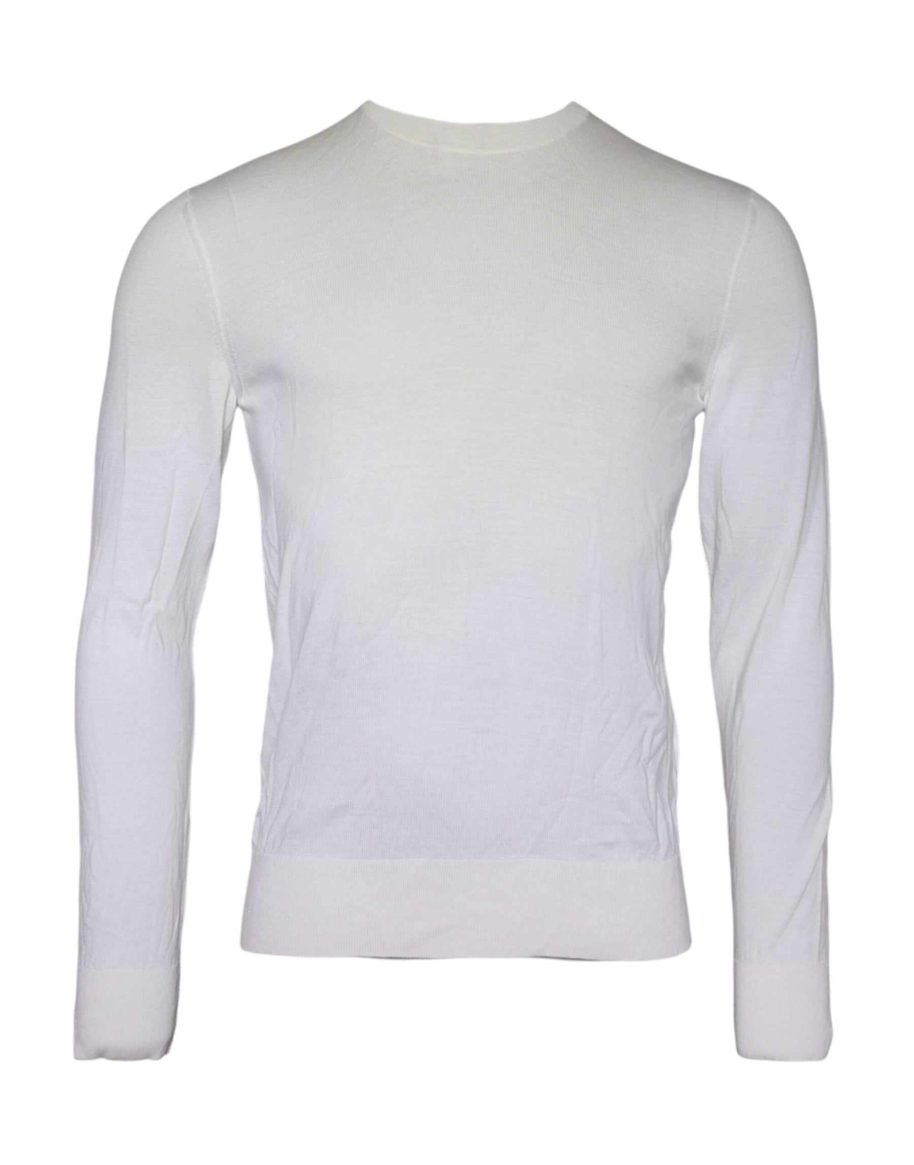 Dolce & Gabbana Off White Wool Turtle Neck Pullover Sweater | Regal Royce