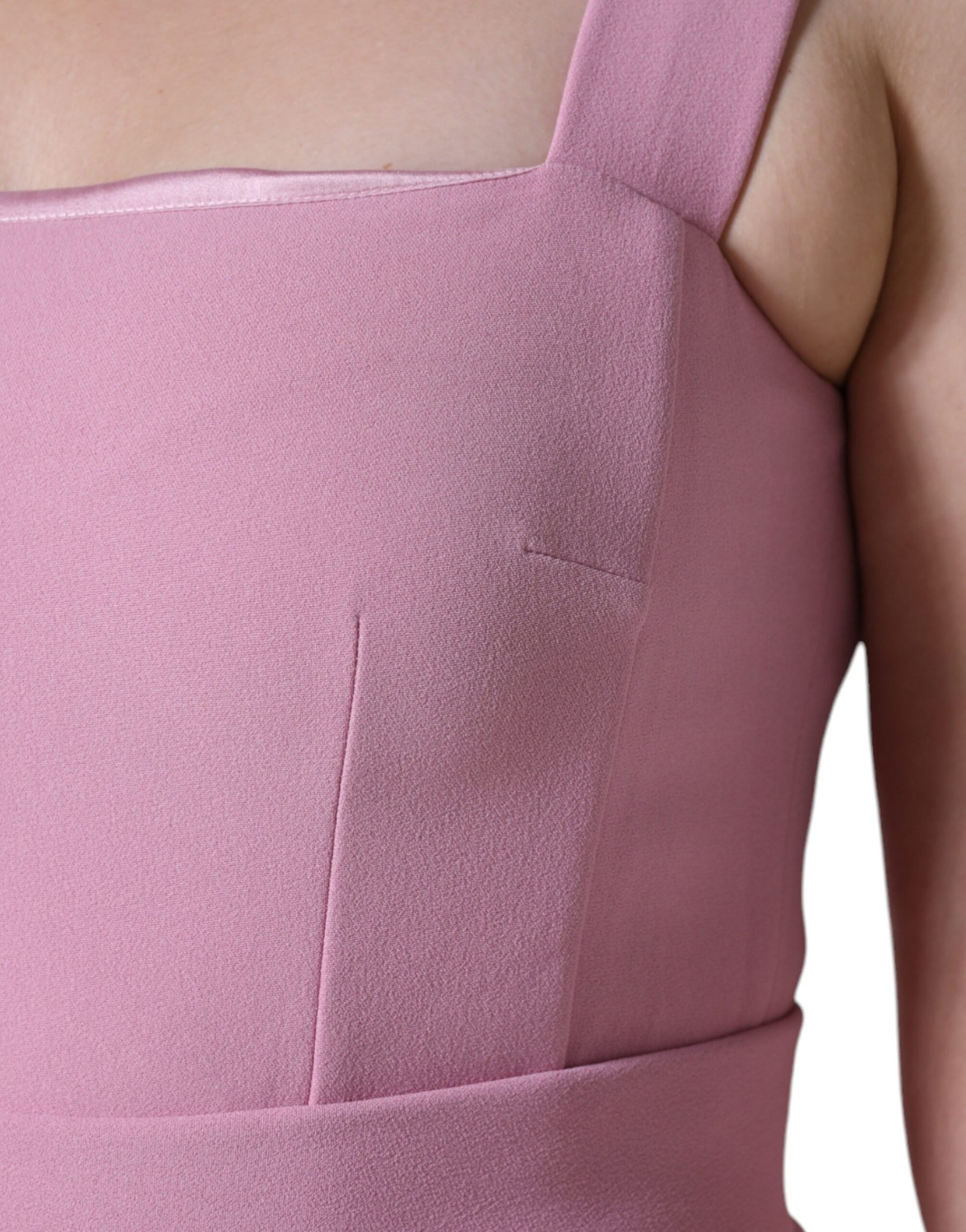 Dolce & Gabbana Pink A-line Flare Viscose Sleeveless Dress | Regal Royce