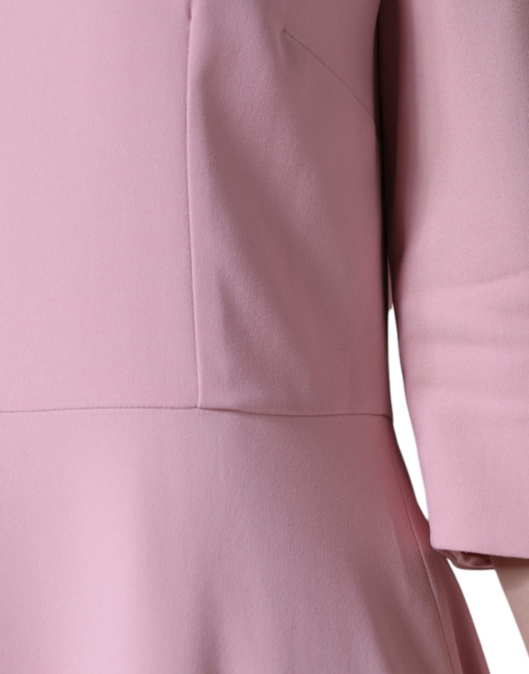 Dolce & Gabbana Pink A-line Viscose 3/4 Sleeves Dress | Regal Royce