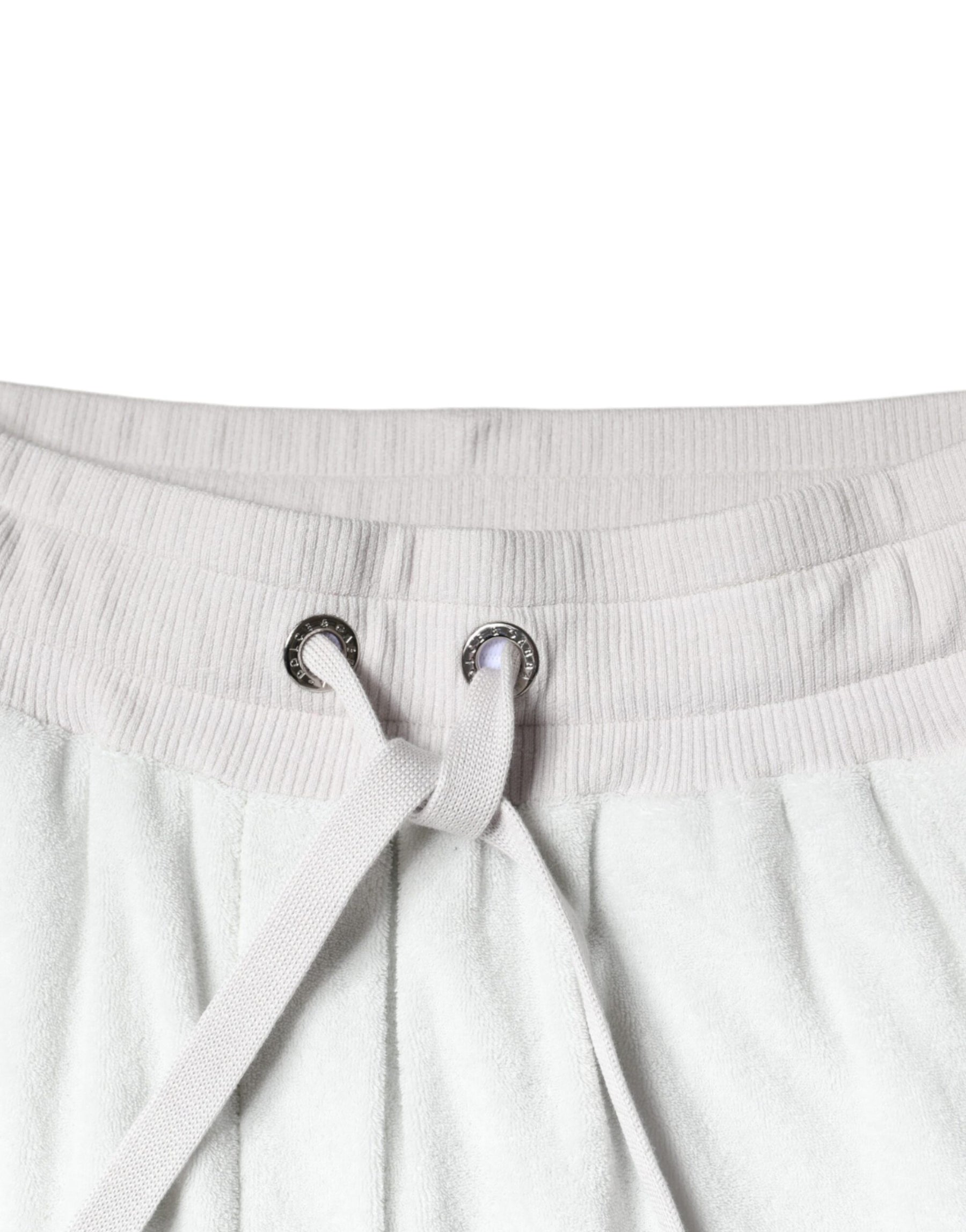 Dolce & Gabbana White Nylon Jogger Sweatpants Pants | Regal Royce