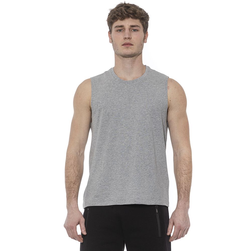 Tond Gray Cotton Men Tank Top | Regal Royce