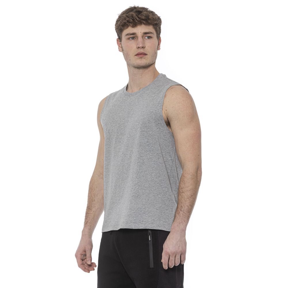 Tond Gray Cotton Men Tank Top | Regal Royce