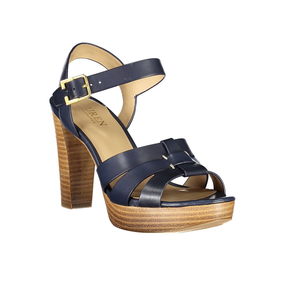 Ralph Lauren Blue Leather Sandal | Regal Royce