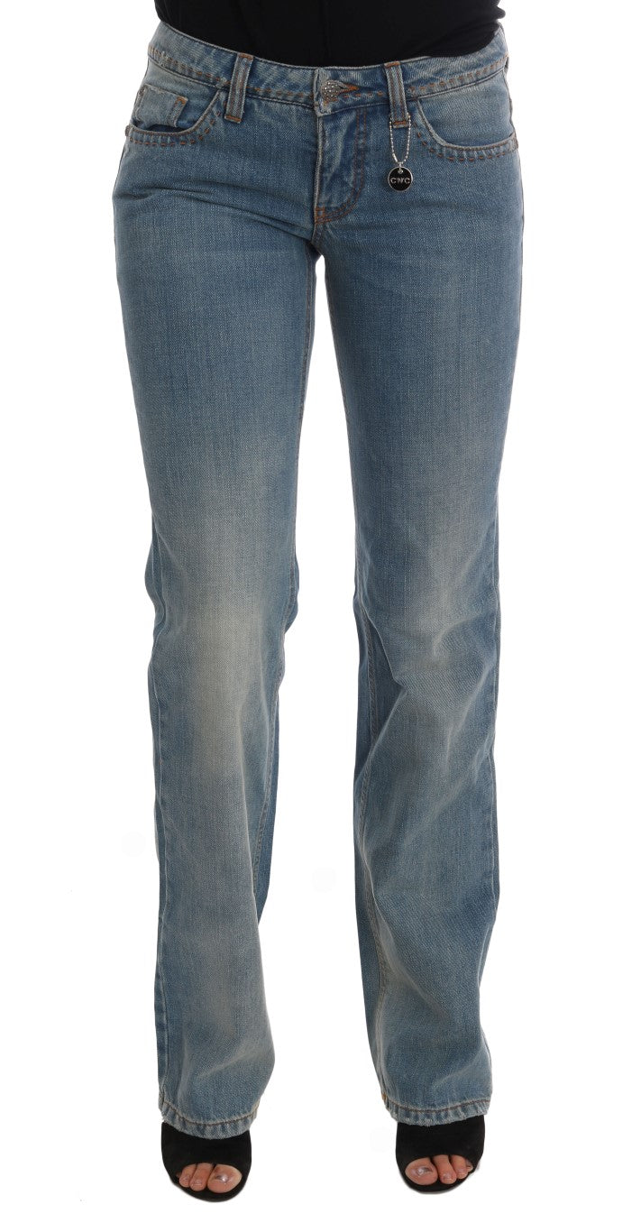 Costume National Blue Wash Cotton Classic Jeans | Regal Royce