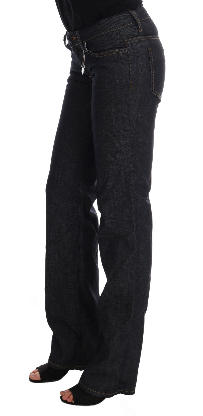 Costume National Dark Blue Cotton Classic Fit Jeans | Regal Royce