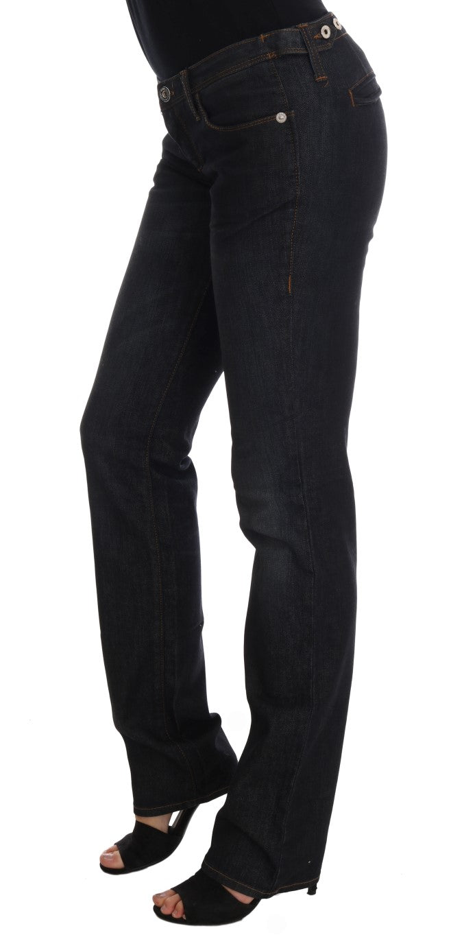 Costume National Dark Blue Cotton Slim Fit Jeans | Regal Royce