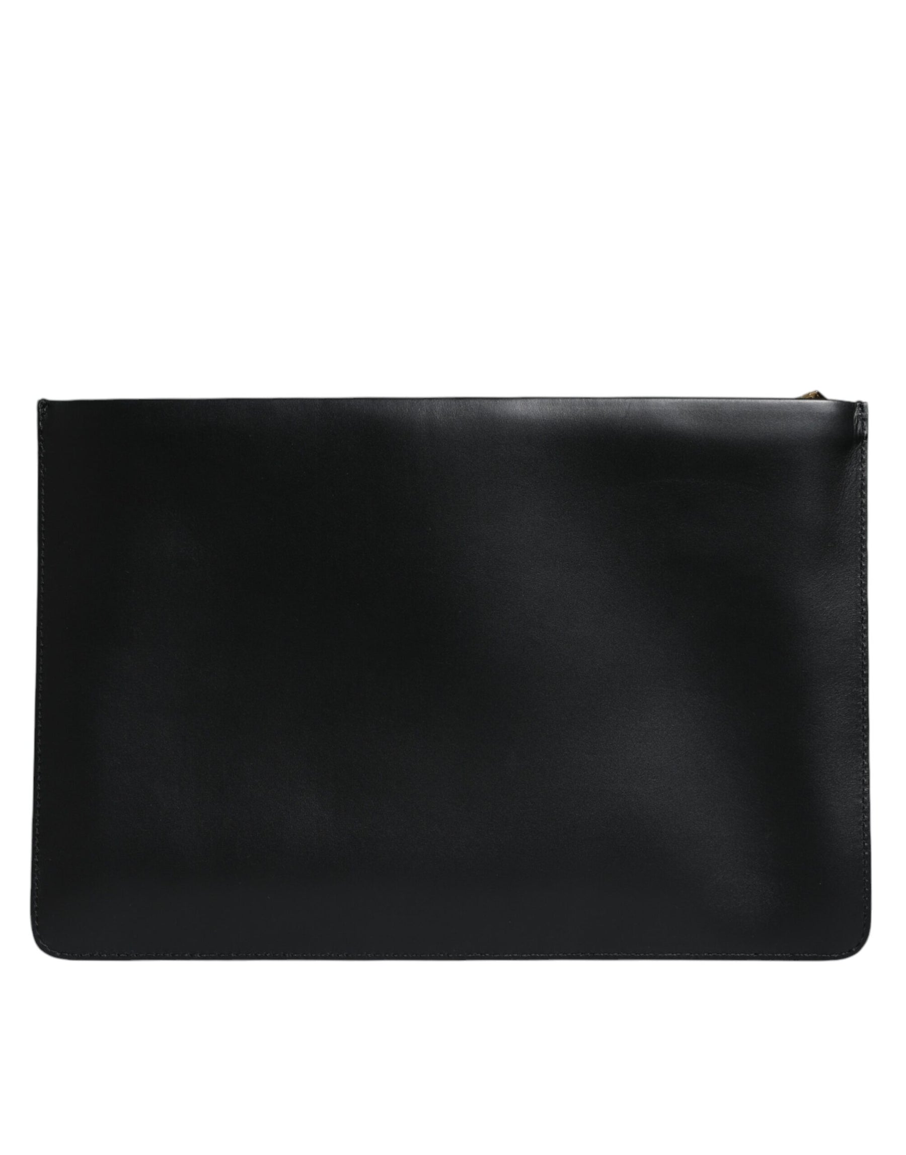 Dolce & Gabbana Black Calfskin Leather Mediterranean Pouch Bag | Regal Royce