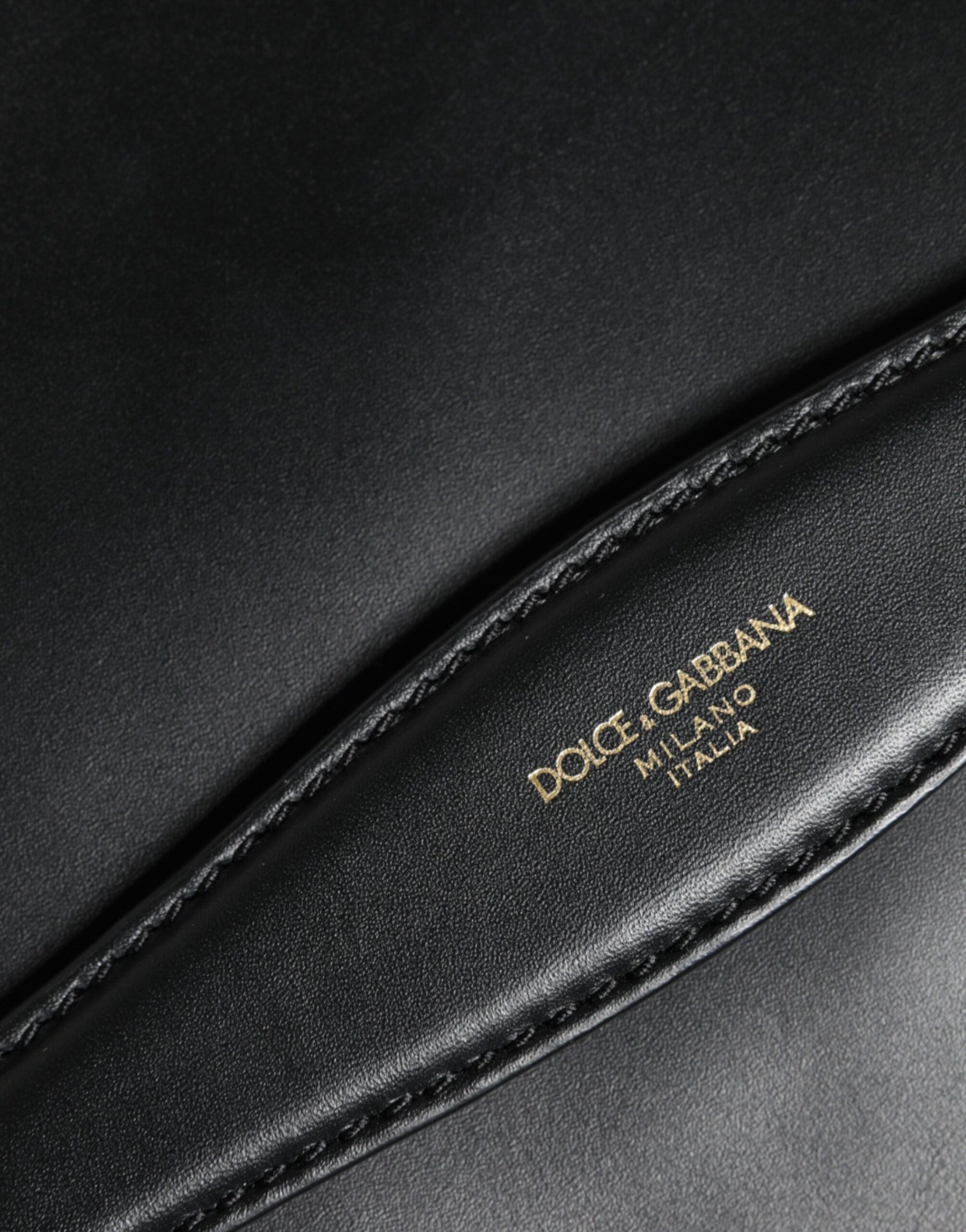 Dolce & Gabbana Black Calfskin Leather Mediterranean Pouch Bag | Regal Royce