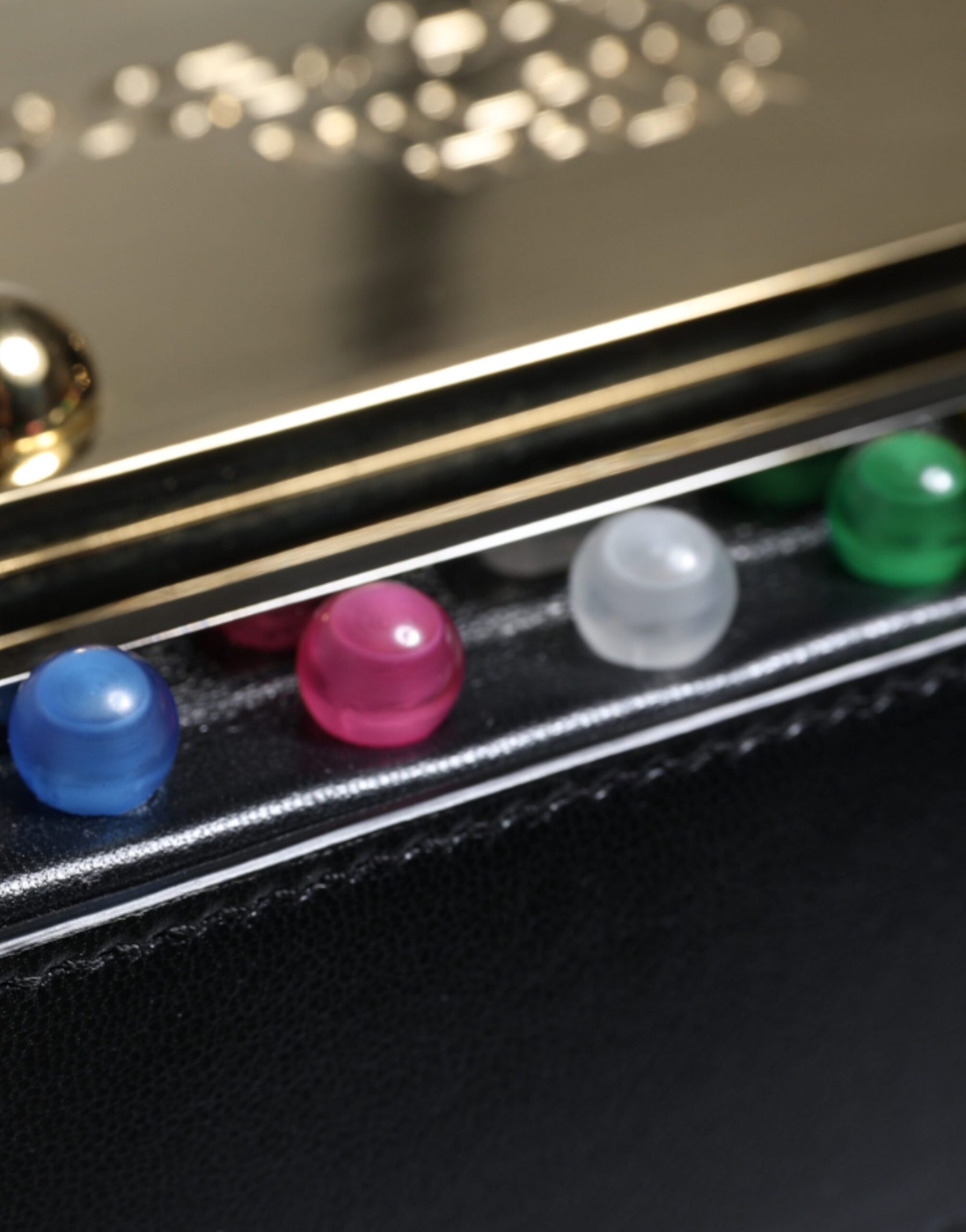 Dolce & Gabbana Black Leather LED Logo Belt Waist Fanny Pack Bag | Regal Royce