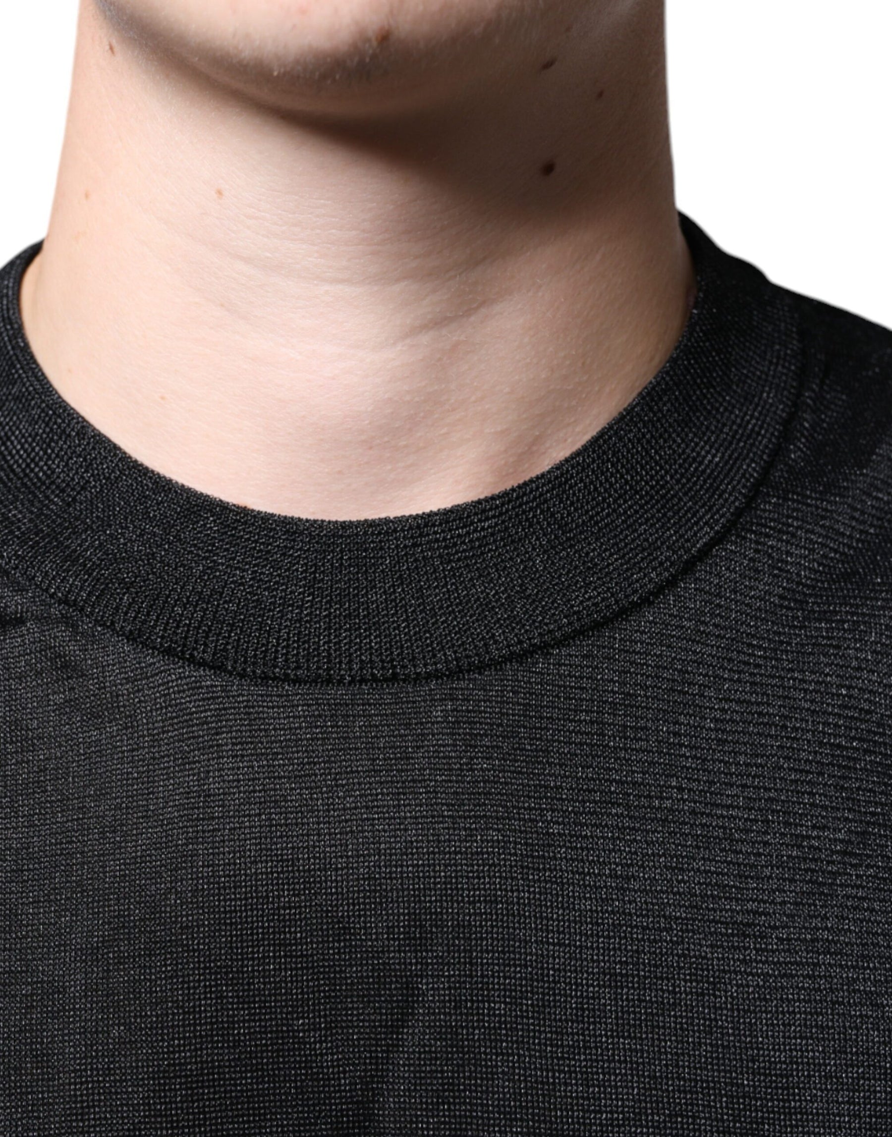 Dolce & Gabbana Black Polyester Pullover Sweatshirt Sweater | Regal Royce