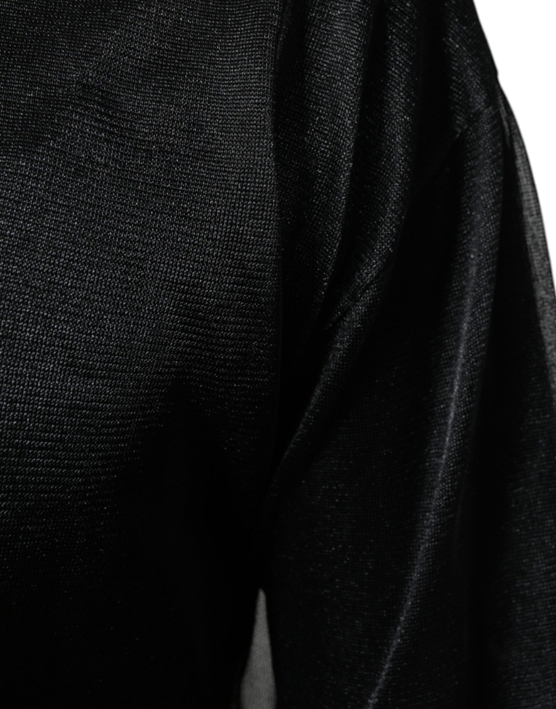 Dolce & Gabbana Black Polyester Pullover Sweatshirt Sweater | Regal Royce
