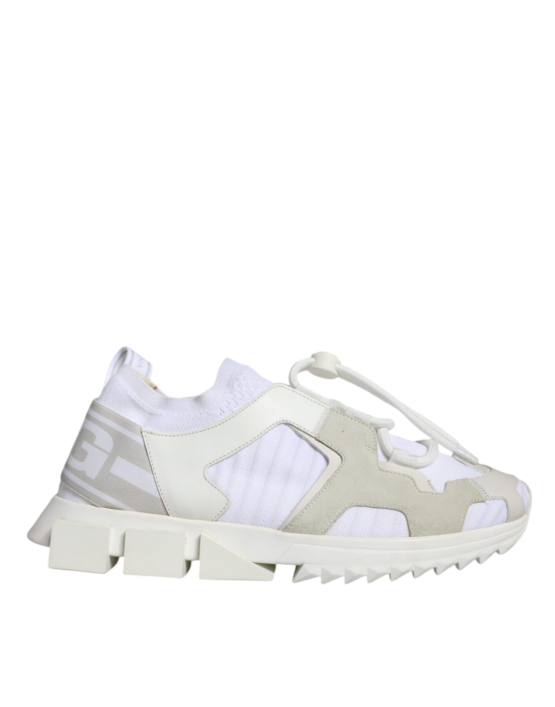 Dolce & Gabbana White Mesh Sorrento Trekking Sneakers Shoes | Regal Royce