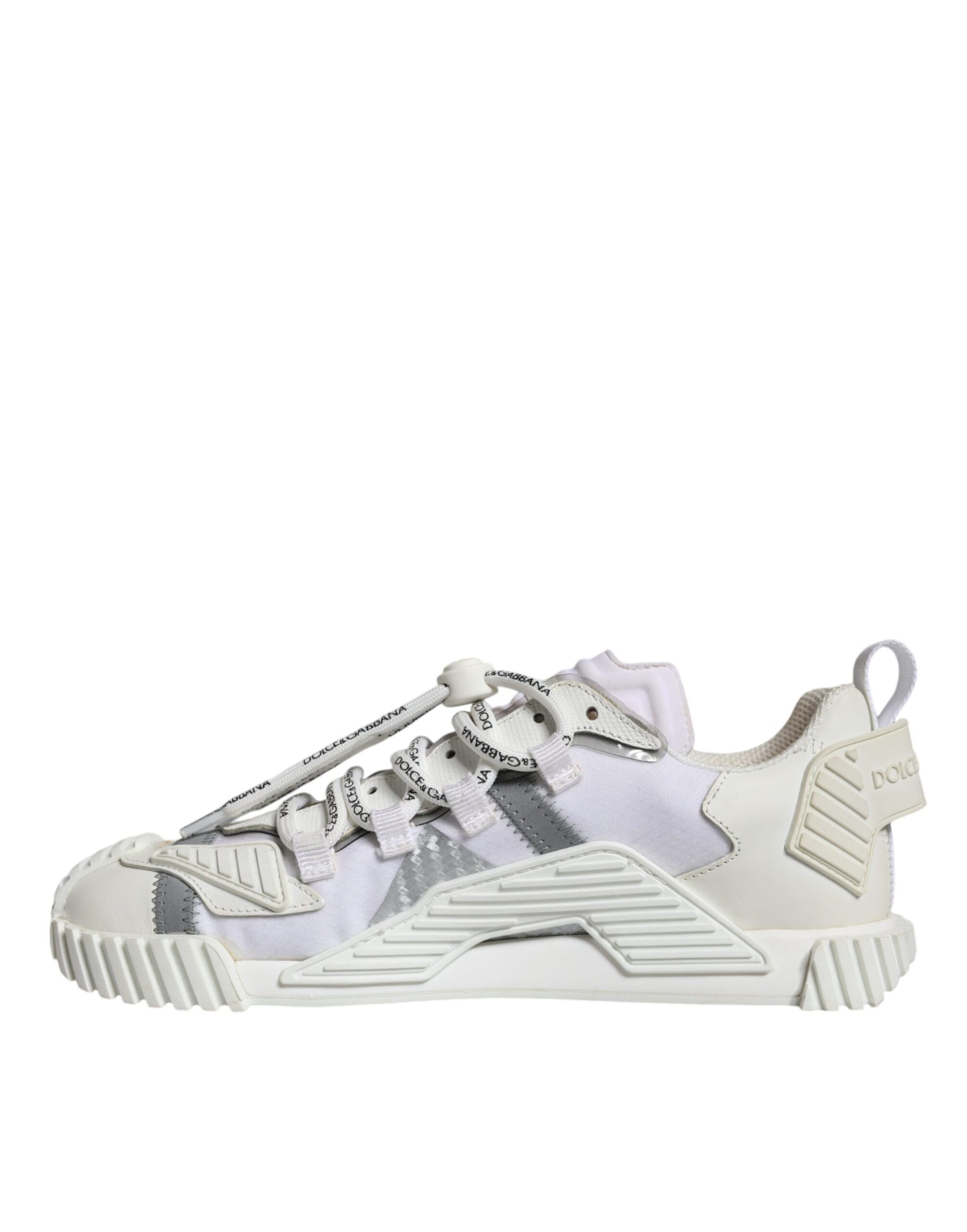 Dolce & Gabbana White Lace Up Low Top NS1 Sneakers Shoes | Regal Royce