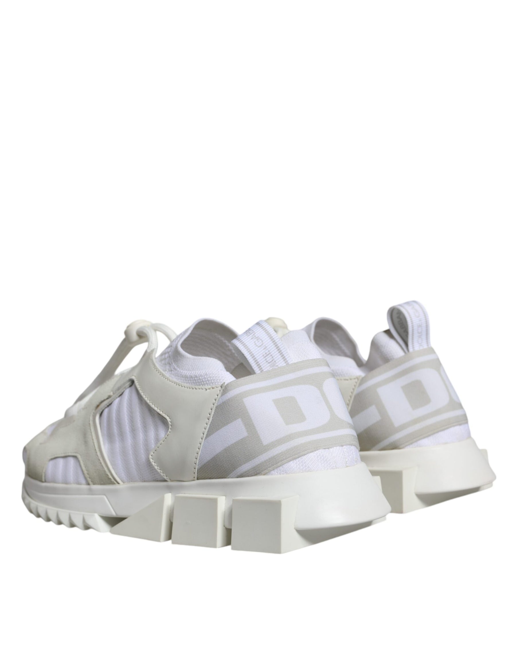 Dolce & Gabbana White Mesh Sorrento Trekking Sneakers Shoes | Regal Royce