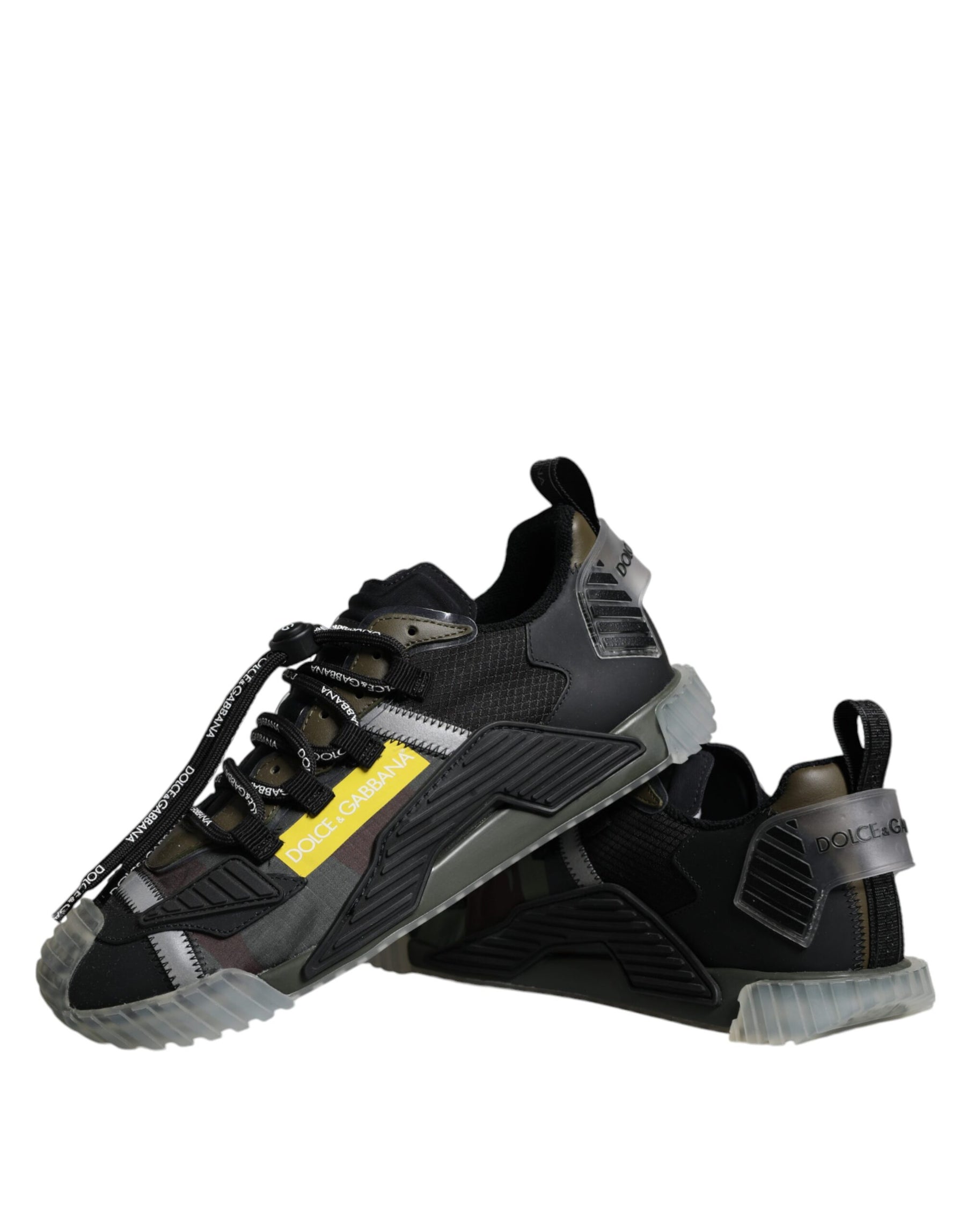 Dolce & Gabbana Multicolor Lace Up Low Top NS1 Sneakers Shoes | Regal Royce