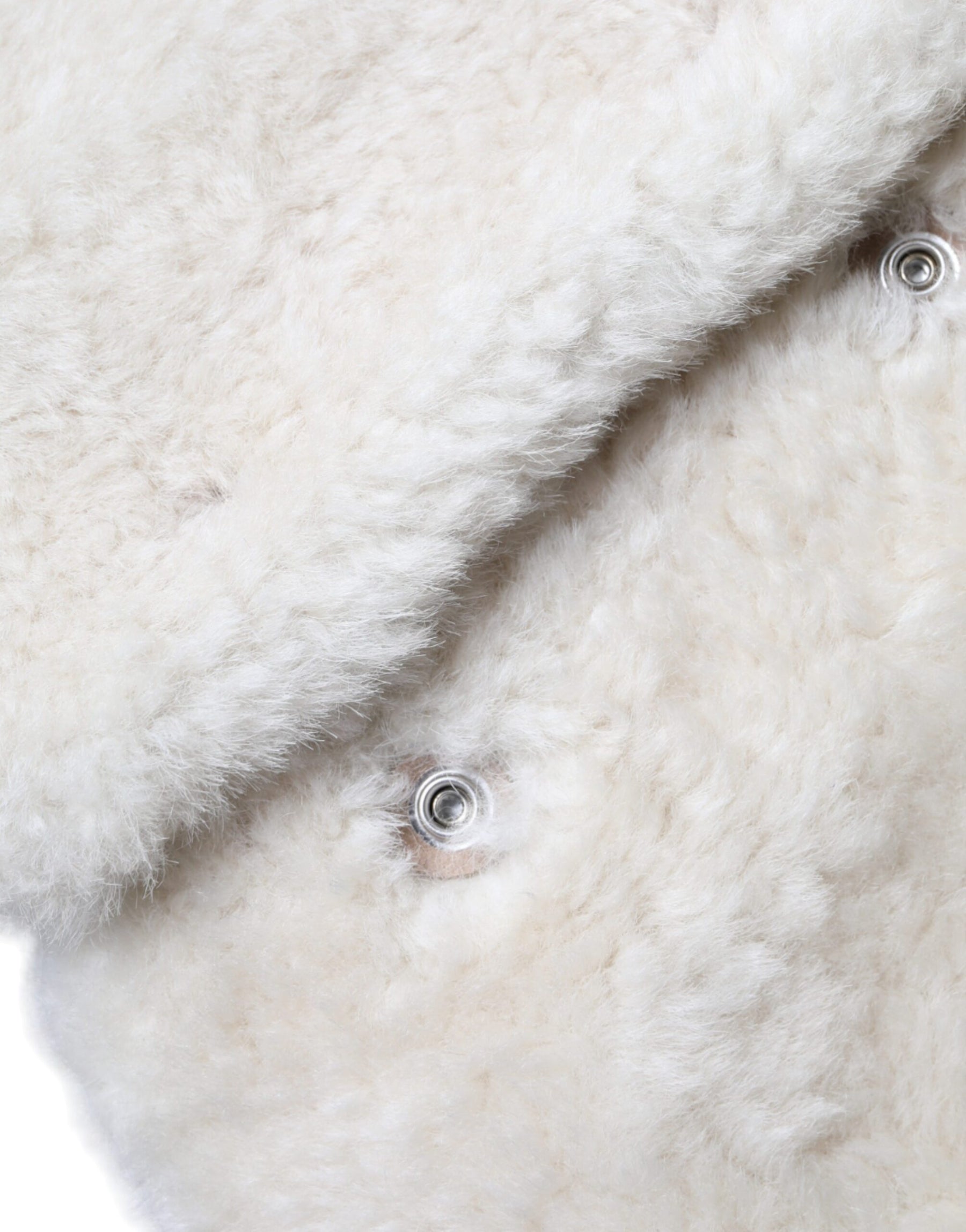 Burberry White WARRENFORD Shearling Leather Vest Coat Jacket | Regal Royce