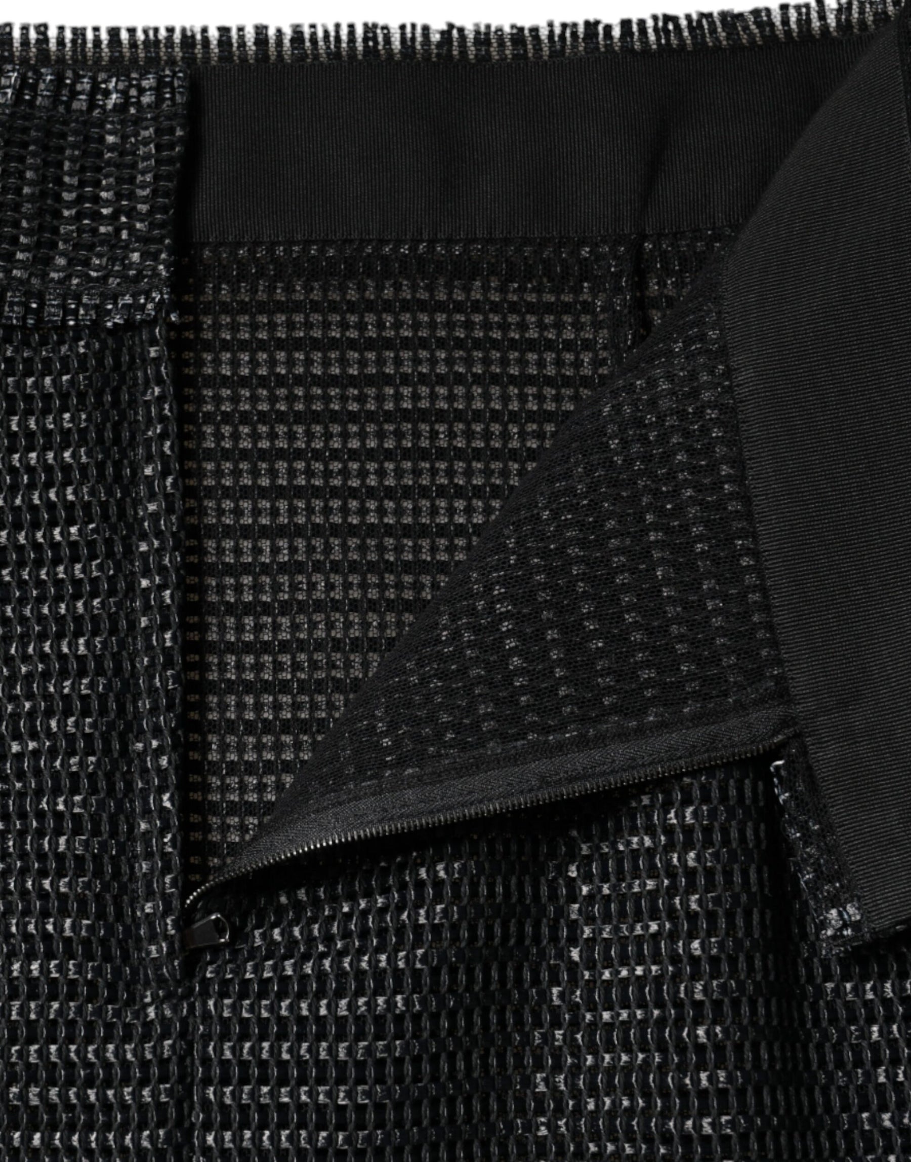 Dolce & Gabbana Black Viscose High Waist Pencil Cut Skirt | Regal Royce