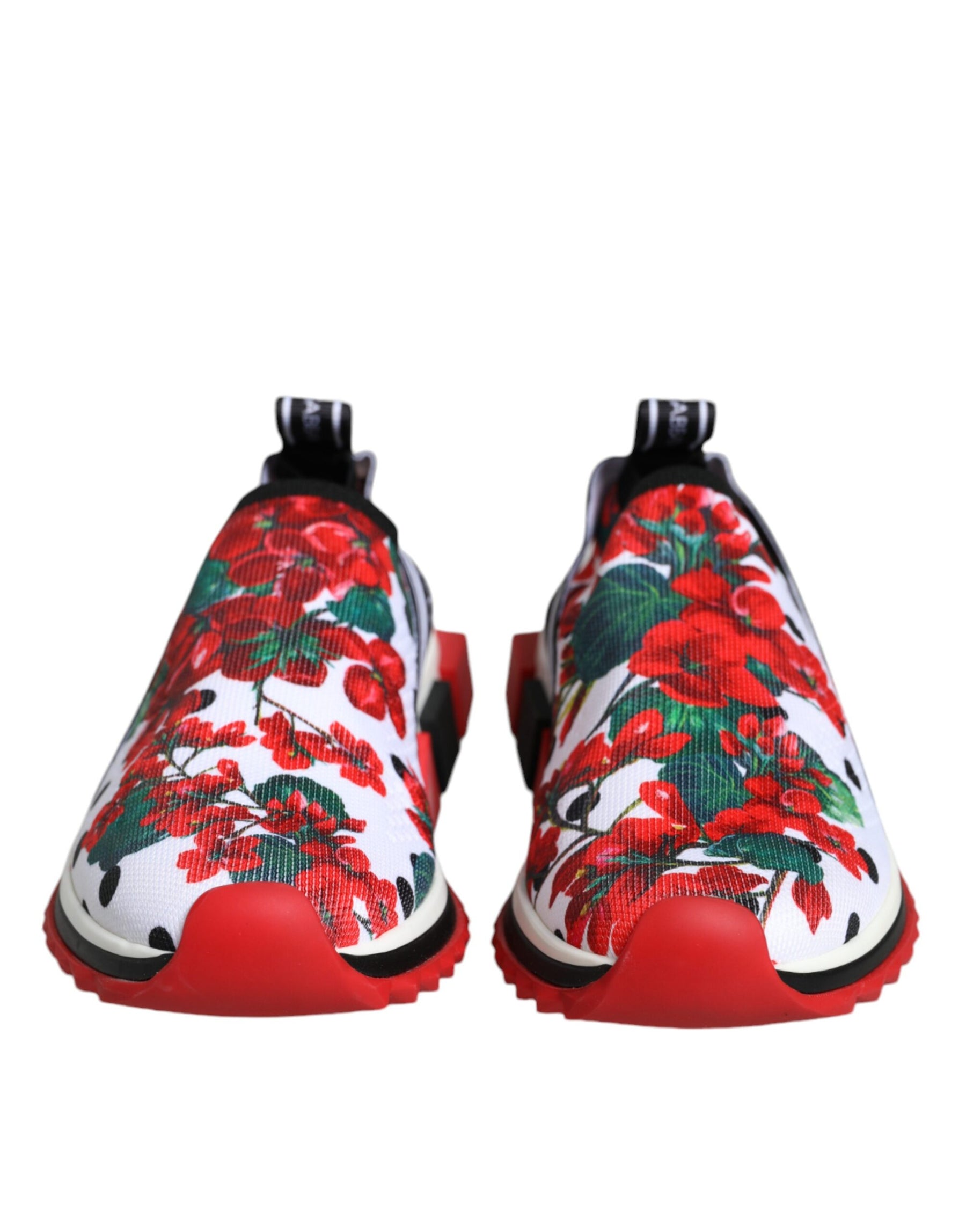 Dolce & Gabbana Multicolor Geranium Sorrento Sneakers Shoes | Regal Royce