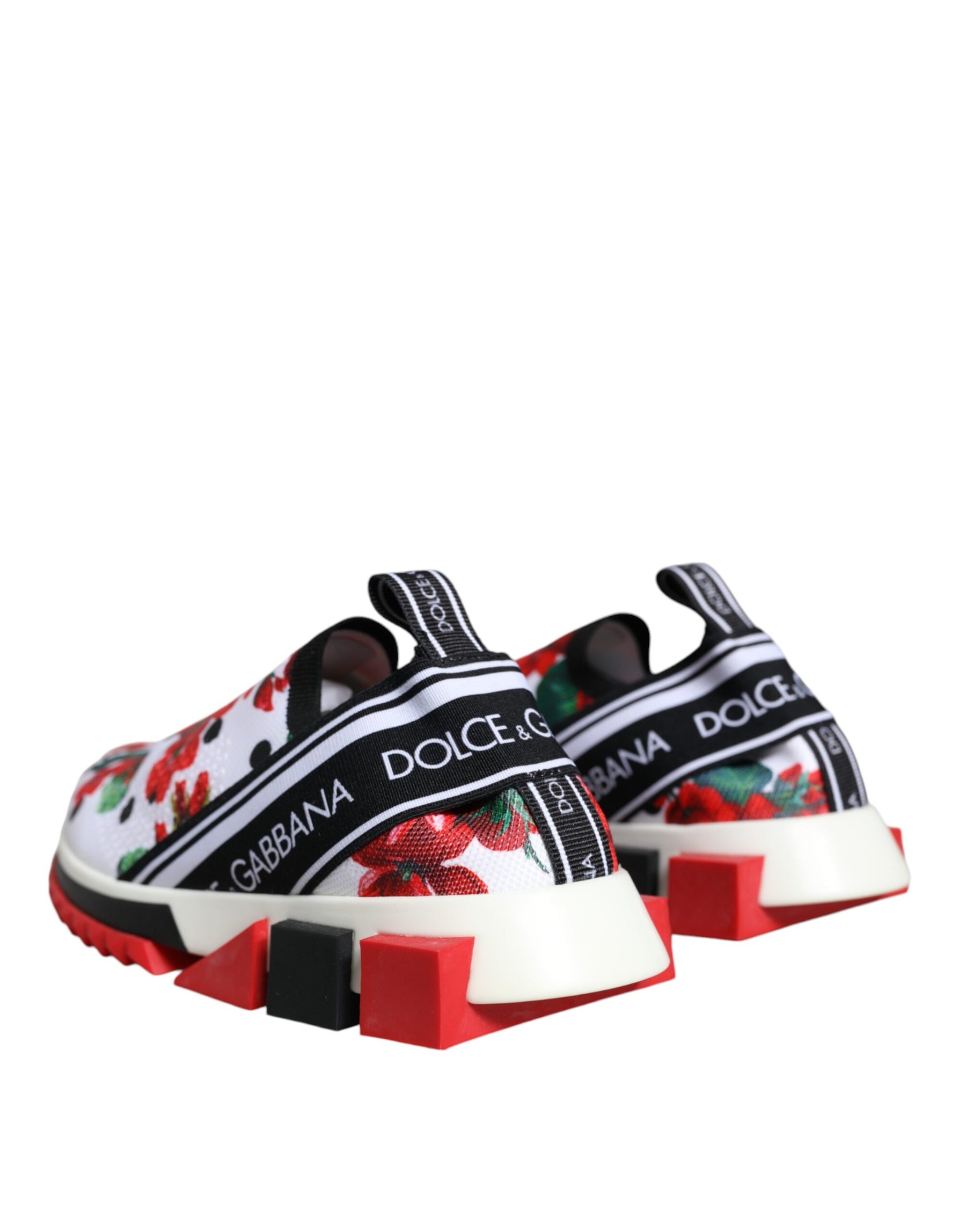 Dolce & Gabbana Multicolor Geranium Sorrento Sneakers Shoes | Regal Royce