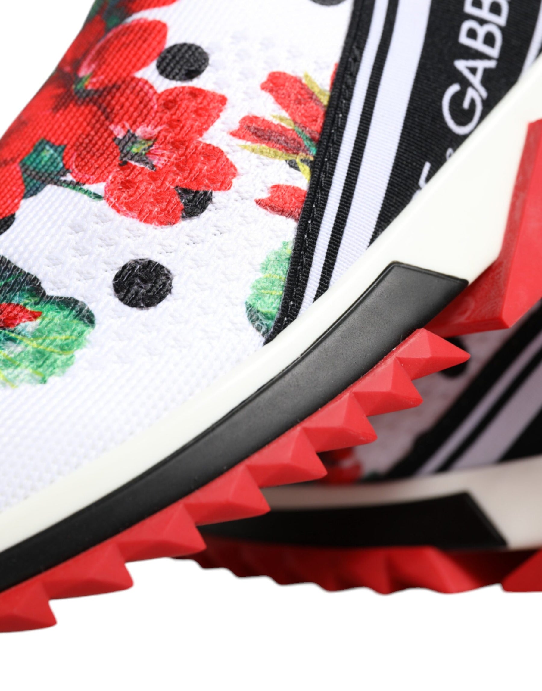 Dolce & Gabbana Multicolor Geranium Sorrento Sneakers Shoes | Regal Royce