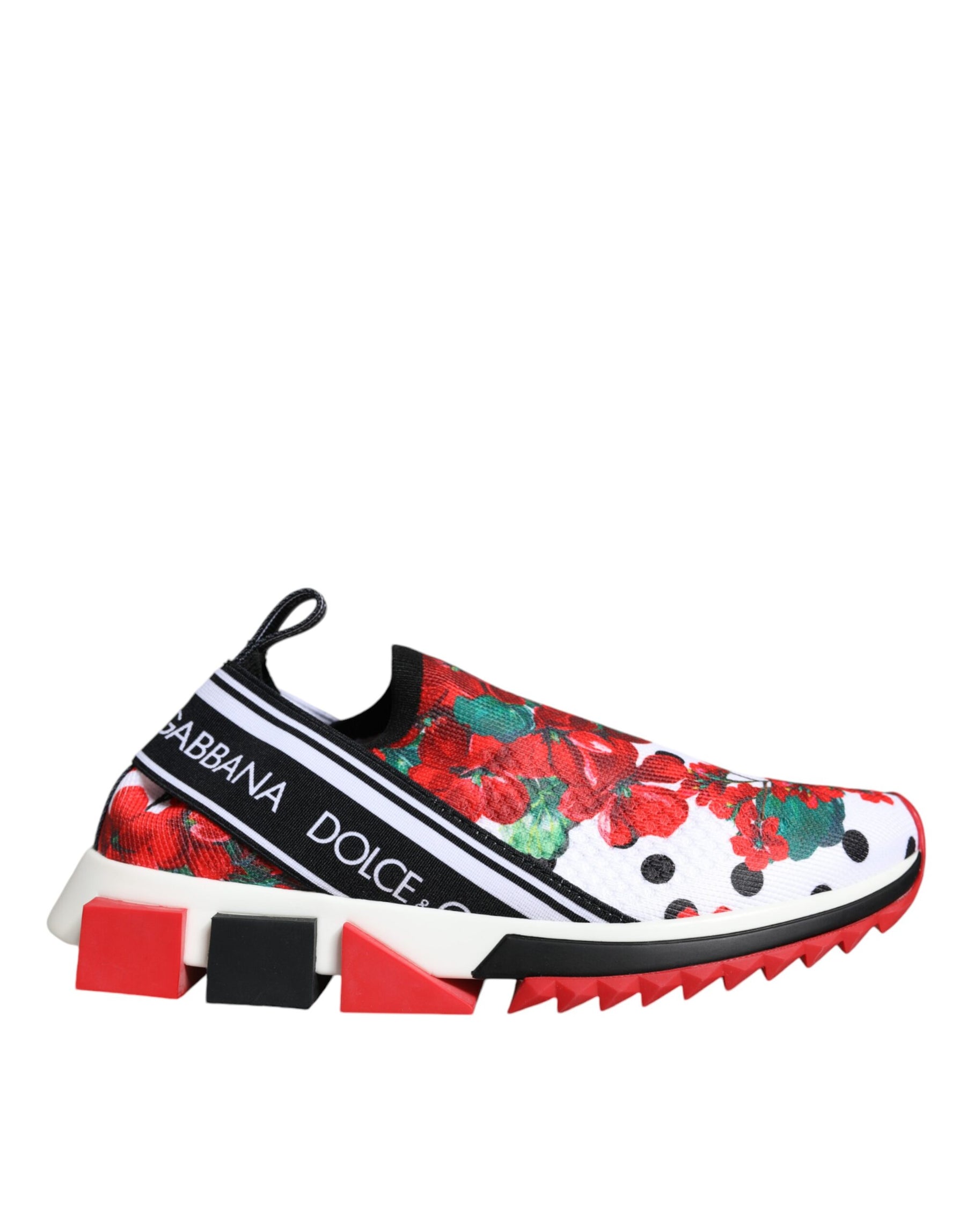 Dolce & Gabbana Multicolor Geranium Sorrento Sneakers Shoes | Regal Royce