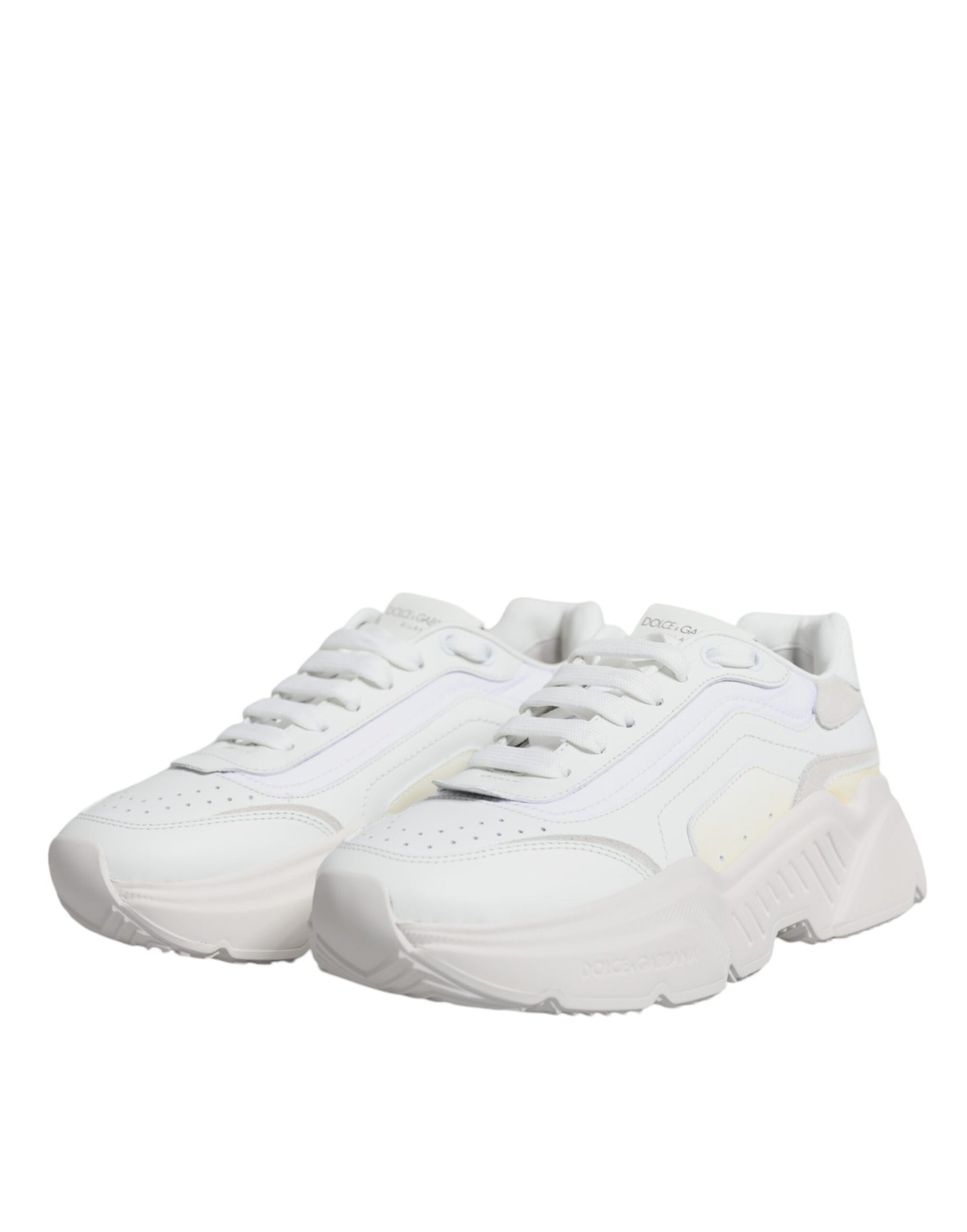 Dolce & Gabbana White Daymaster Low Top Sneakers Shoes | Regal Royce