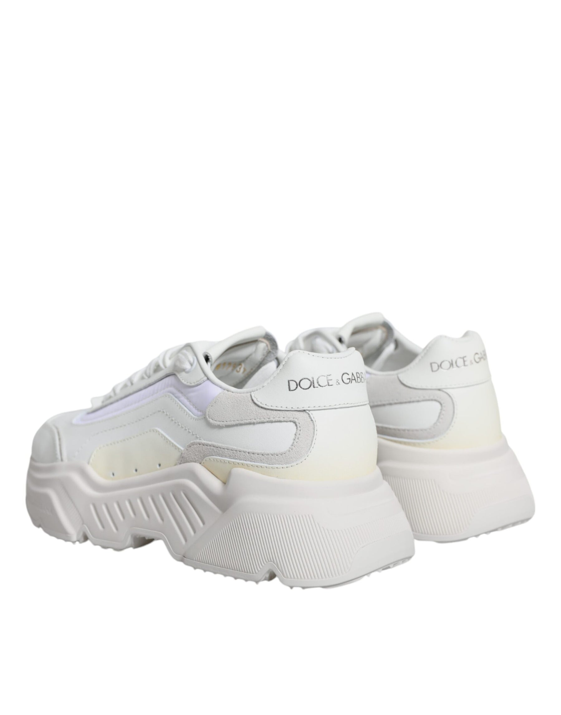 Dolce & Gabbana White Daymaster Low Top Sneakers Shoes | Regal Royce
