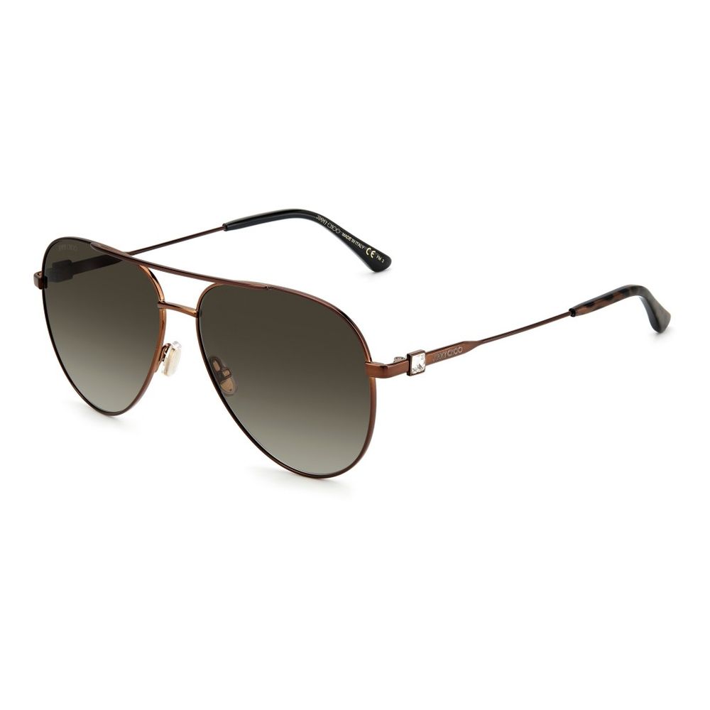 Jimmy Choo Brown Metal Sunglasses | Regal Royce