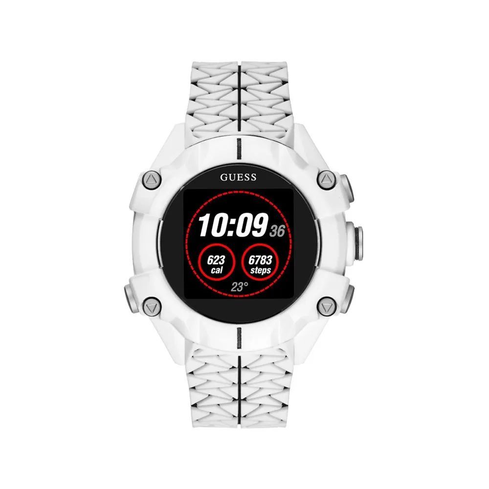 Guess White Resin Sport Watch | Regal Royce
