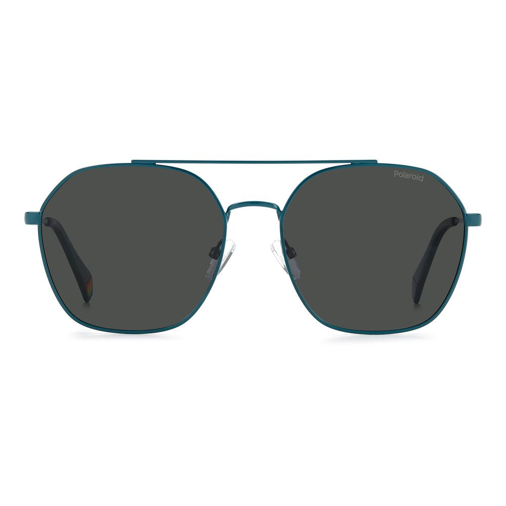 Polaroid Blue Stainless Steel Sunglasses | Regal Royce