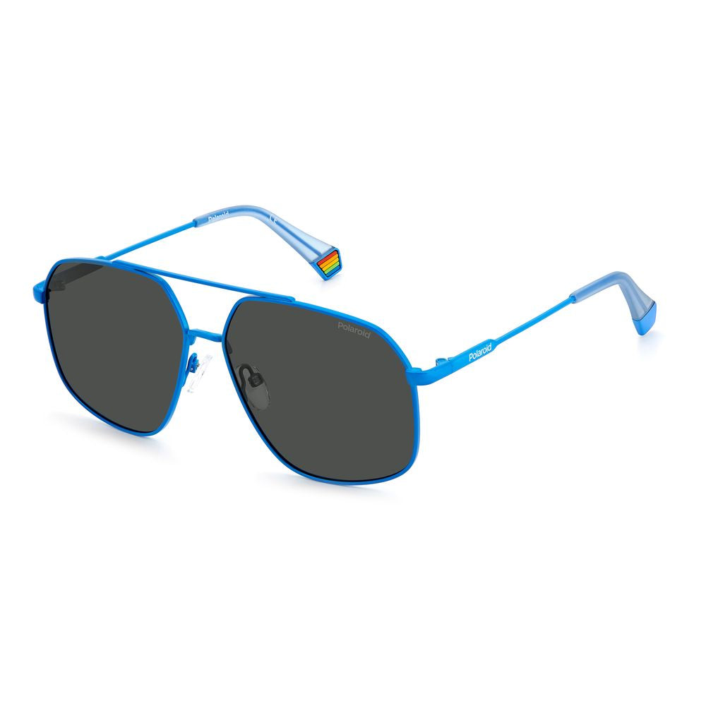 Polaroid Blue Stainless Steel Sunglasses | Regal Royce