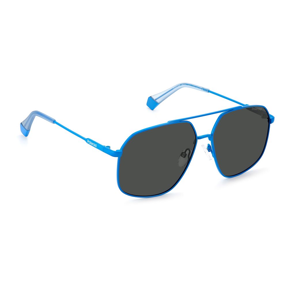 Polaroid Blue Stainless Steel Sunglasses | Regal Royce