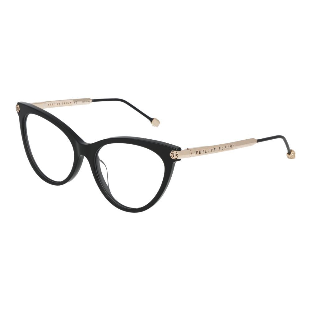 Philipp Plein Black Cellulose Acetate Glasses (Frames) | Regal Royce
