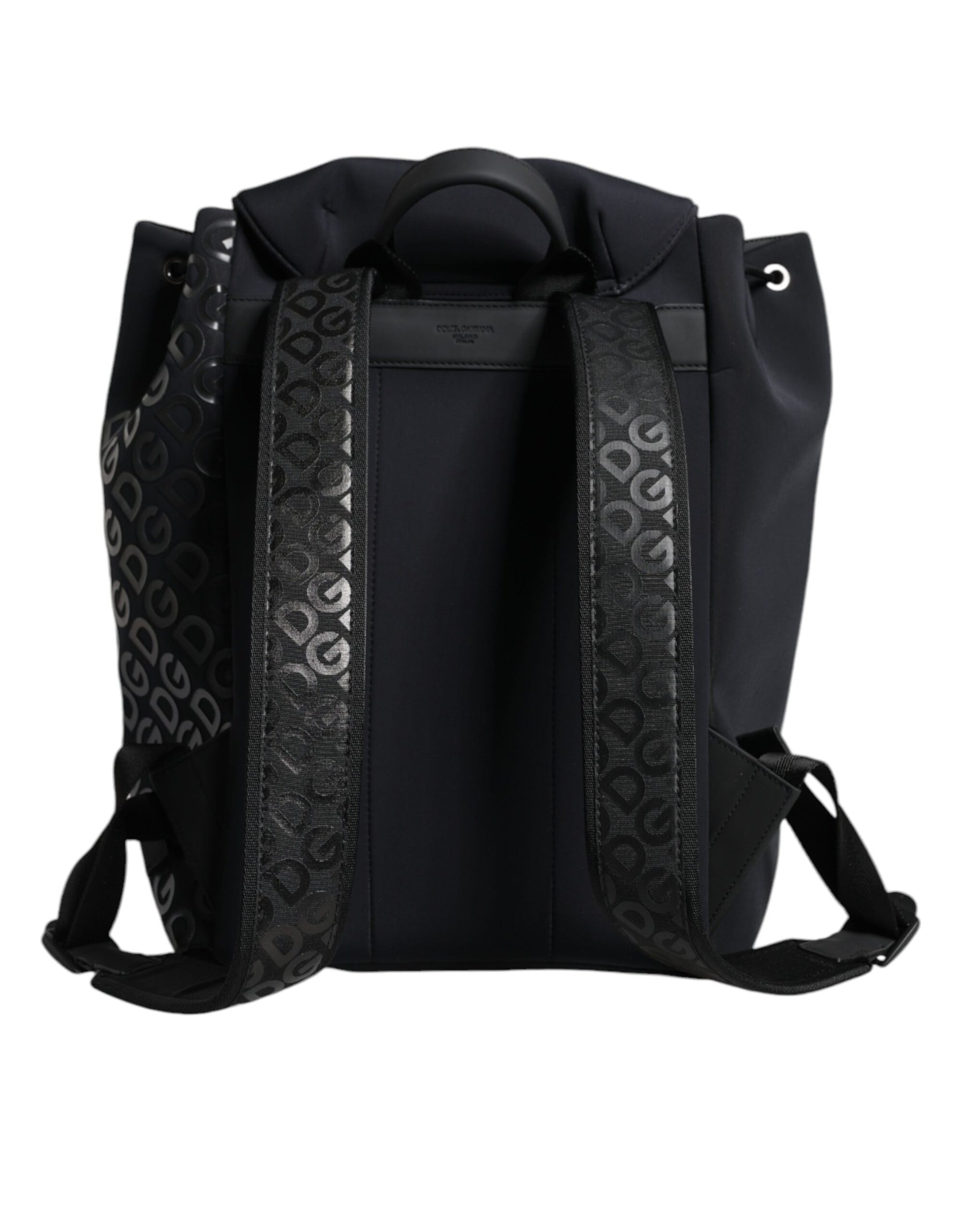 Dolce & Gabbana Black DG Mania Neoprene Travel Back Pack Bag | Regal Royce
