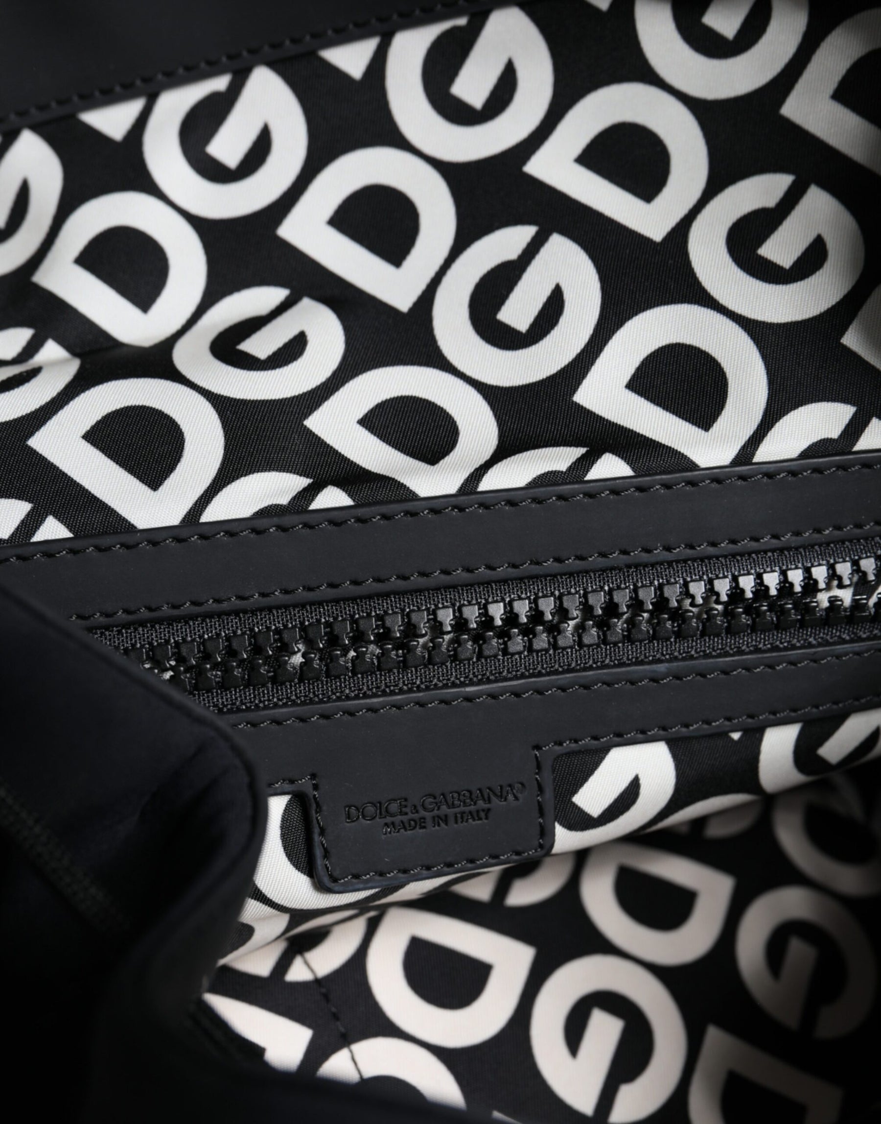 Dolce & Gabbana Black DG Mania Neoprene Travel Back Pack Bag | Regal Royce