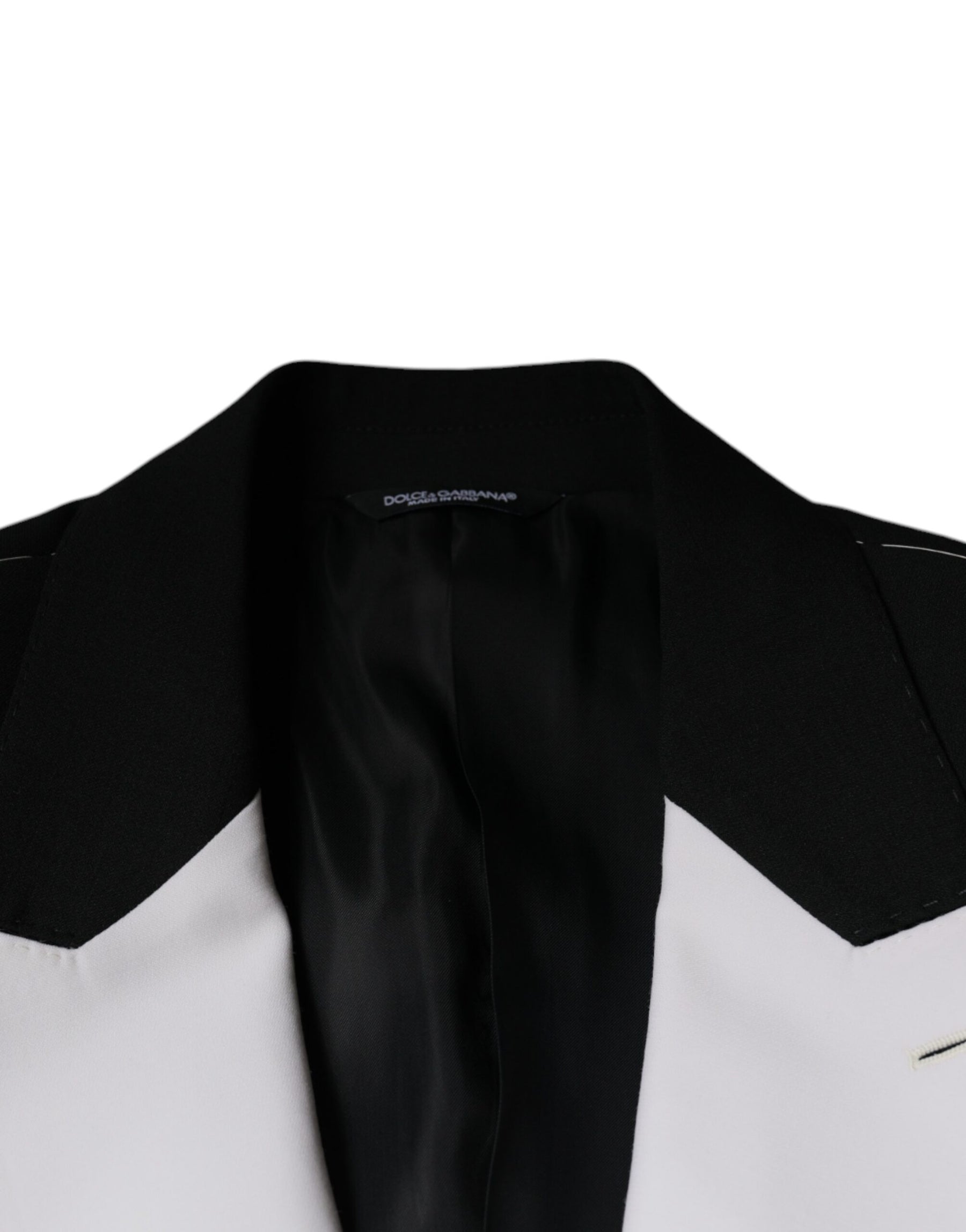 Dolce & Gabbana Black White Single Breasted Dress Blazer | Regal Royce
