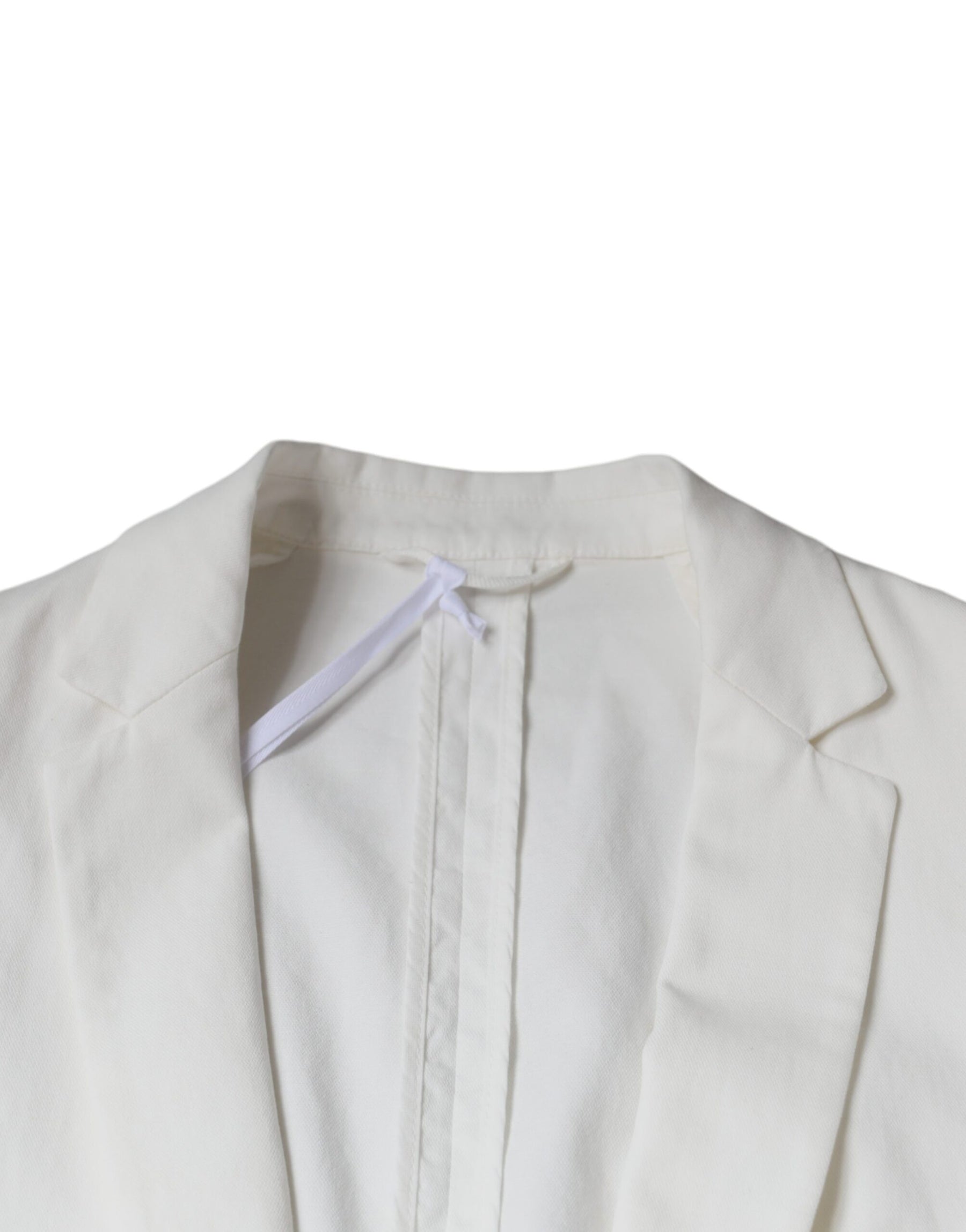 Dondup White Single Breasted One Button Dress Formal Blazer | Regal Royce