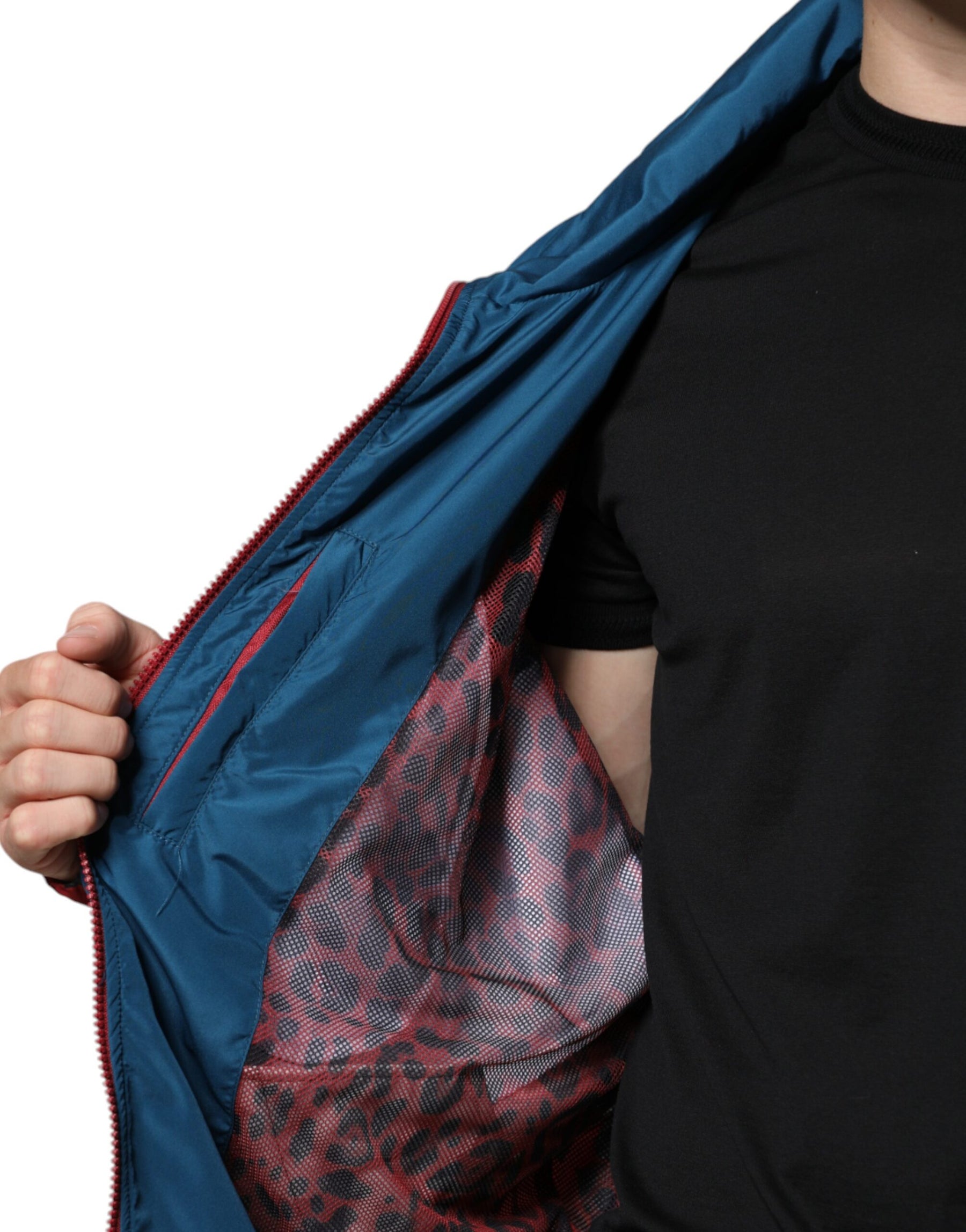 Dolce & Gabbana Multicolor Polyester Full Zip Jacket | Regal Royce