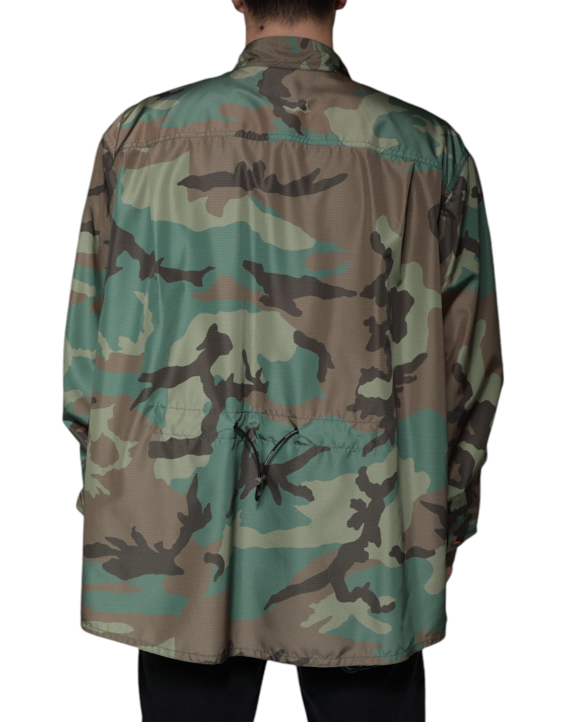 Dolce & Gabbana Multicolor Camouflage Button Down Shirt | Regal Royce