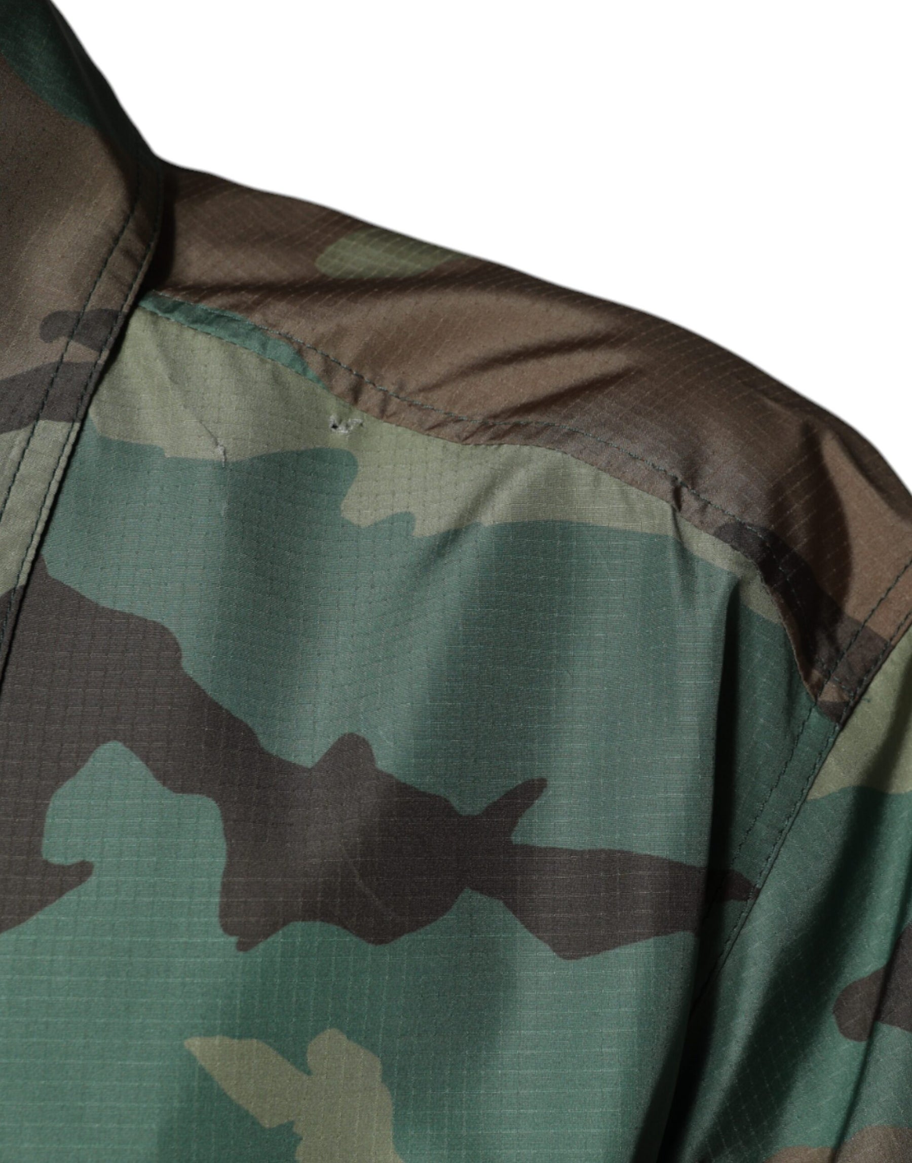 Dolce & Gabbana Multicolor Camouflage Button Down Shirt | Regal Royce