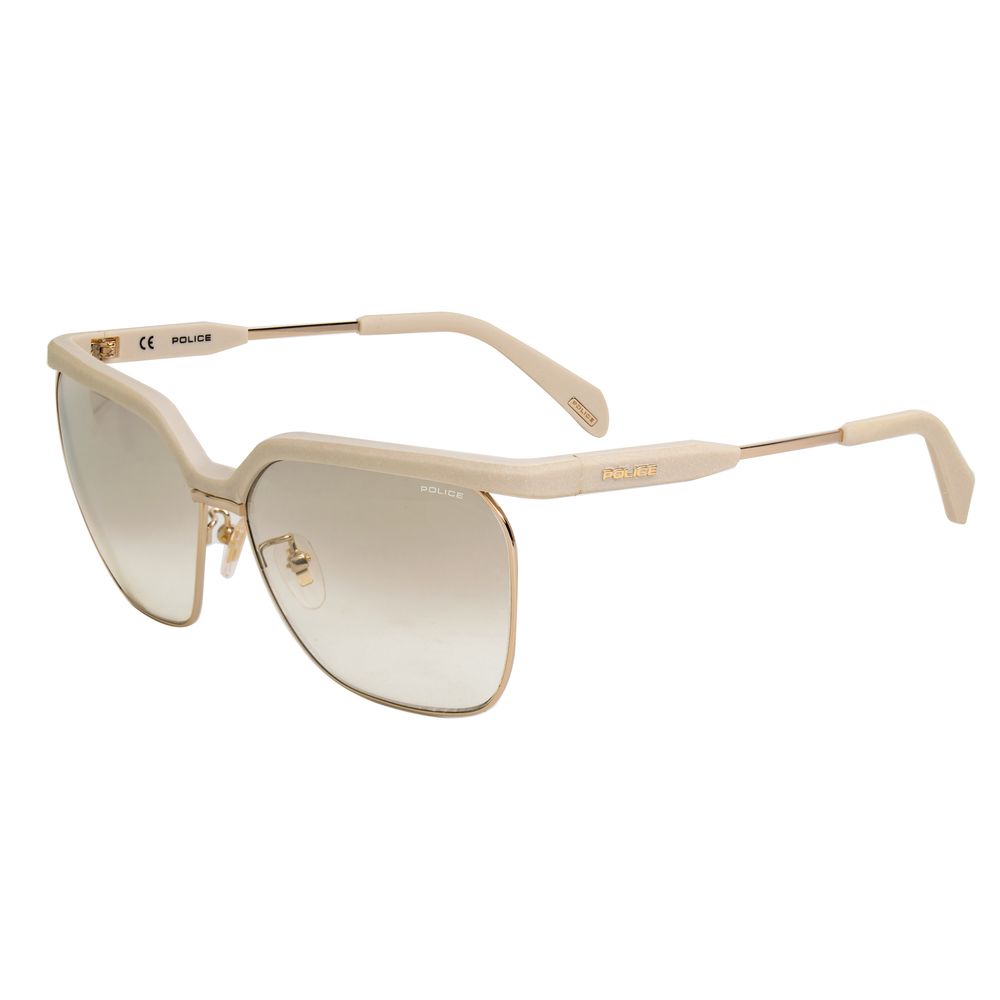 Police Beige Metal Sunglasses | Regal Royce
